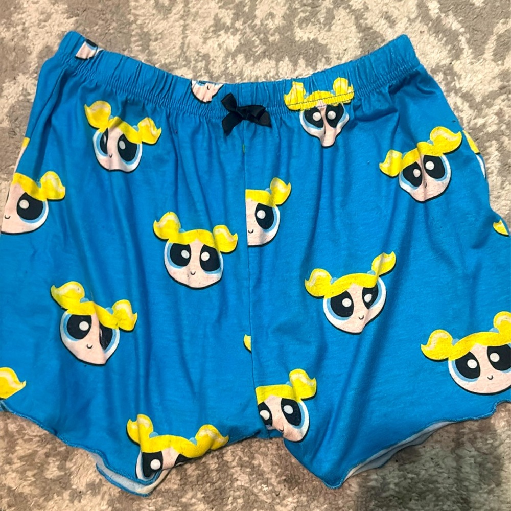 Powerpuff girls bubbles PJ shorts